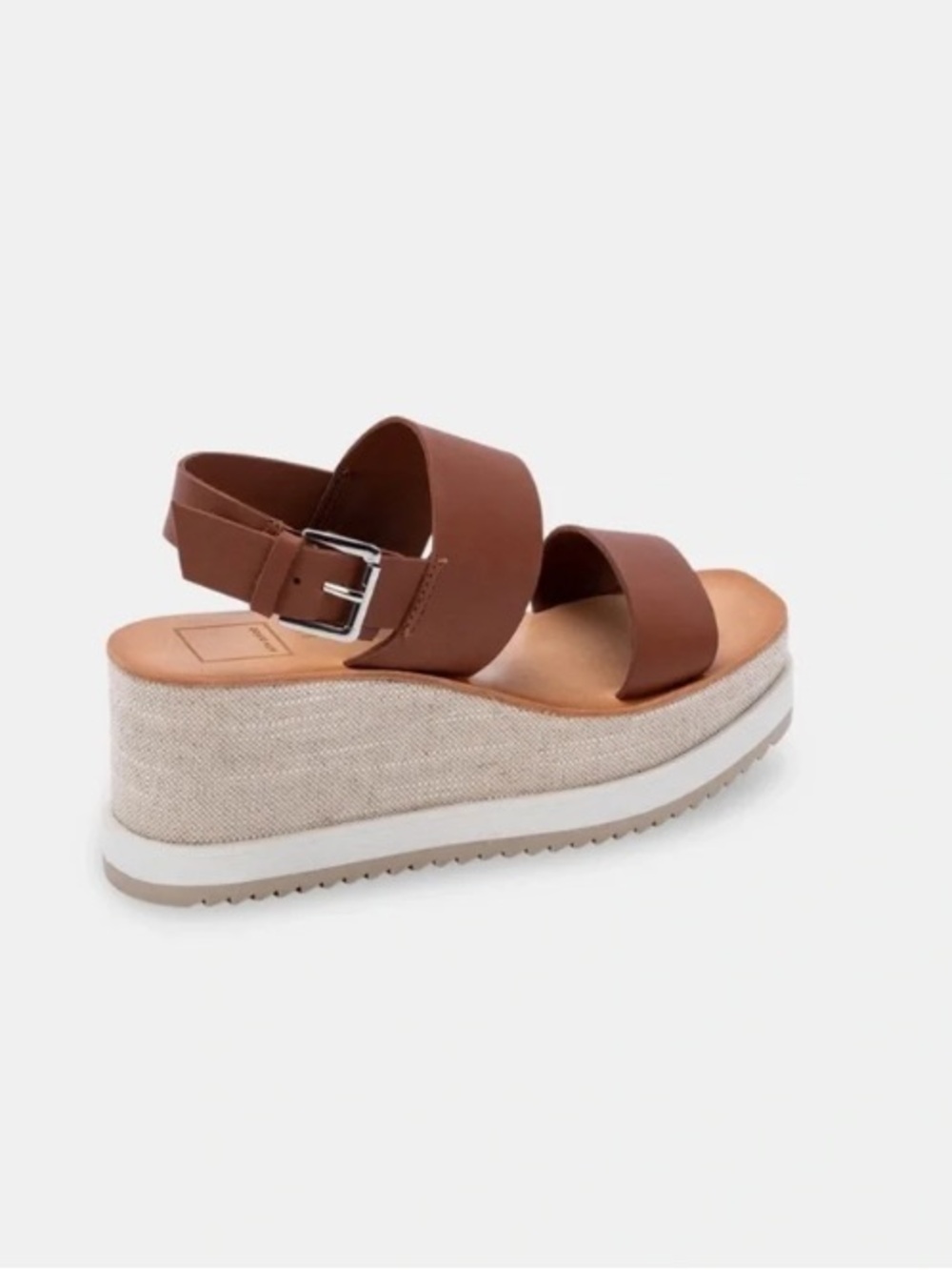Dolce Vita Tan Leather Platform Sandals